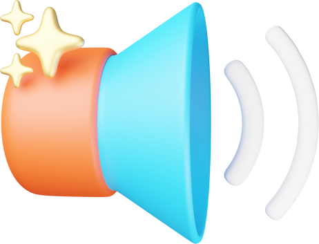 3D Volume Up Icon